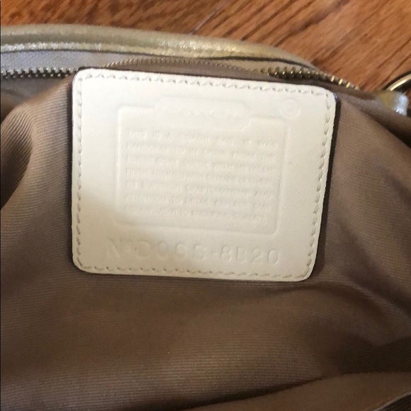 Authentic Coach gold hobo purse - Picture 2 of 4